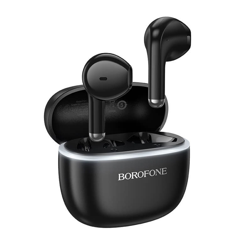 Borofone FQ11 TWS True Wireless BT 5.4 Bluetooth Sports Earbuds Headset For iPhone/Samsung/Moto/Nokia/Oppo Borofone FQ11 TWS True Wireless BT 5.4 Bluetooth Sports Earbuds Headset For iPhone/Samsung/Moto/Nokia/Oppo